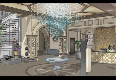 ACON3D，奢华BAR豪华酒吧系列，sketch up3D模型su模型素材源文件