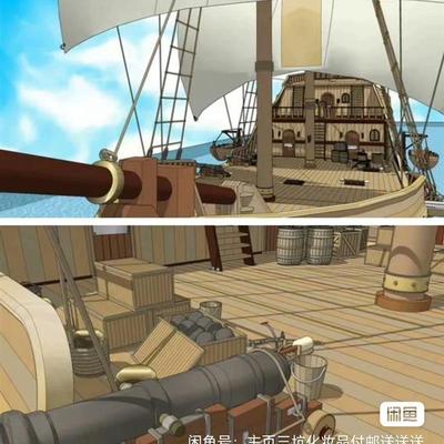 acon3d帆船与港口套装