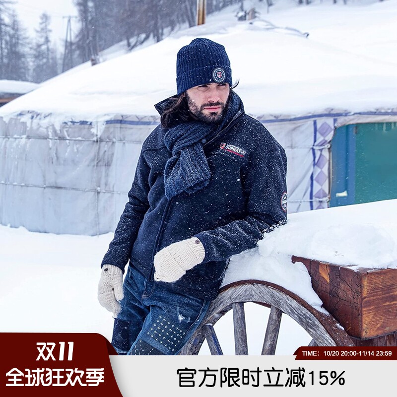 男女情侣户外抓绒衣加厚冬季外套