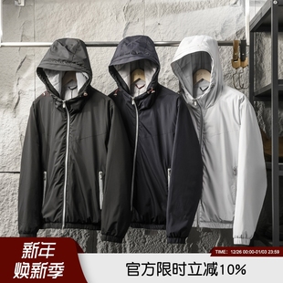 4K级奢品 秋冬保暖休闲连帽棉衣棉服潮 桑蚕丝绵羊毛填充高端男士