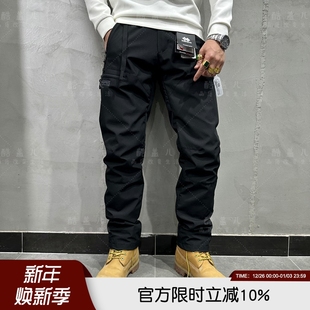 轰炸机系列高端户外加绒加厚保暖防风抽拉腰部百搭休闲裤 男 冲锋裤