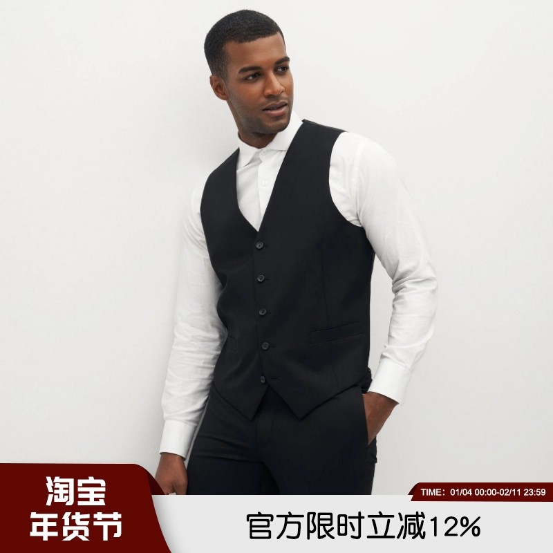 英伦雅痞！面料太好了！秋冬男士时尚休闲百搭短裤叠穿背心马甲潮,男装,常规马甲,淘宝优惠券,粉丝福利购,淘宝优惠卷