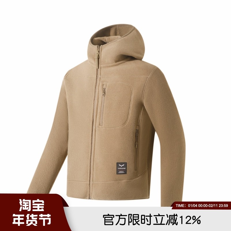 英式小海鸥重磅秋冬男女情侣双面加绒加厚保暖连帽摇粒绒夹克外套,男装,夹克,淘宝优惠券,粉丝福利购,淘宝优惠卷