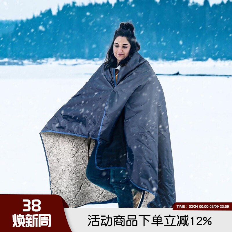太牛了！59美金！北美高端户外防水防潮耐磨毛毯野餐露营垫防潮垫