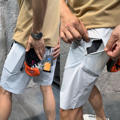 意式高端夏季男士轻薄透气短裤