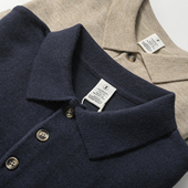 商务休闲百搭翻领POLO针织衫 秋冬男士 毛衣 软糯细腻 高级老钱风