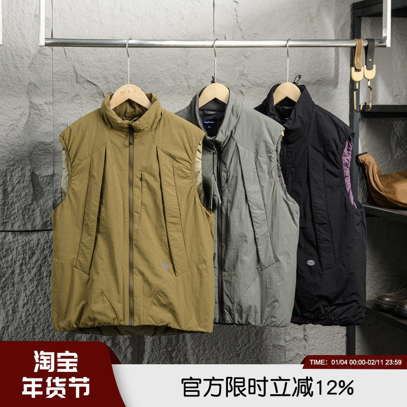 山系机能！3D立体裁剪！秋冬男士户外运动登山防风雨立领马甲背心,男装,常规马甲,淘宝优惠券,粉丝福利购,淘宝优惠卷