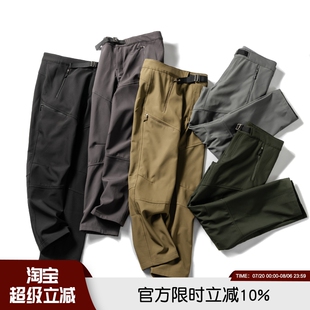 長(zhǎng)褲 高端戶(hù)外加絨保暖機(jī)能褲 立體裁剪秋冬男士 防風(fēng)雨軟殼休閑褲 潮