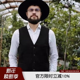 西装 雅痞帅气 马甲修身 休闲正装 背心 欧美英伦风气质有型男士