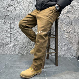 休闲裤 美系伐木工裤 棉质水洗弹力加绒保暖淘金工装 男士 重工品质