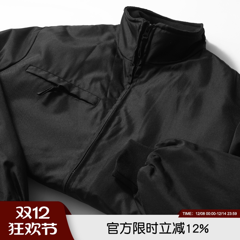 帅气有型！加绒保暖！秋冬男士时尚休闲防撕裂立领哈灵顿夹克外套