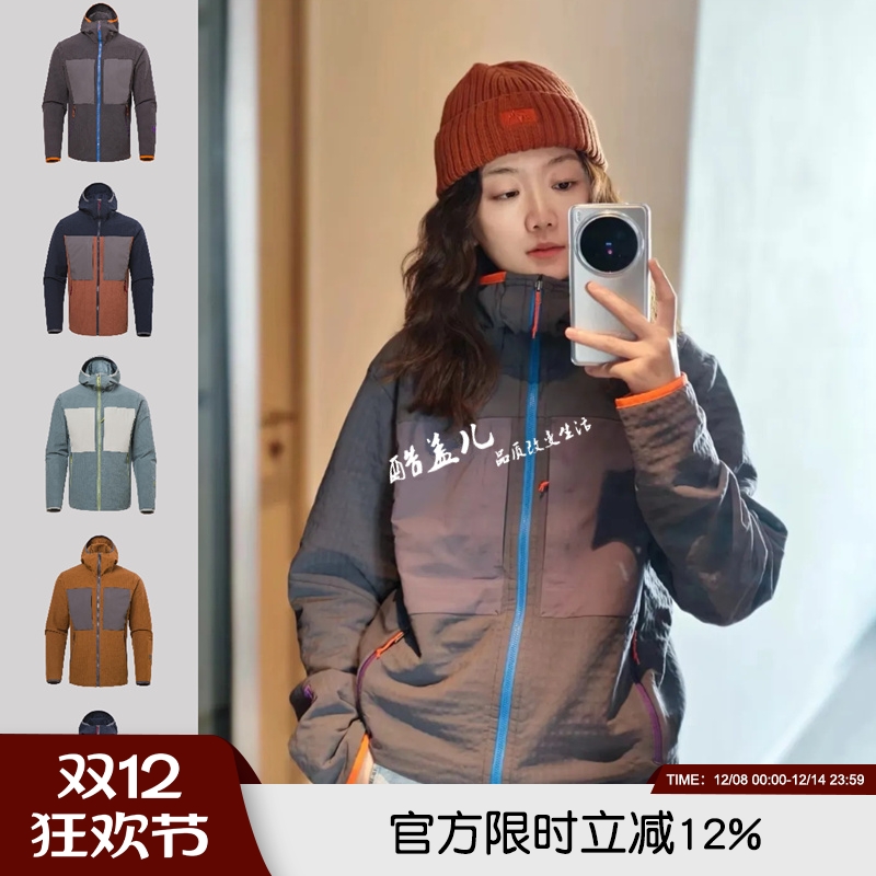 R2系情侣户外3D立体剪裁连帽夹克