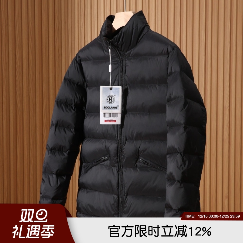 高蓬松防风防水保暖外套男羽绒服