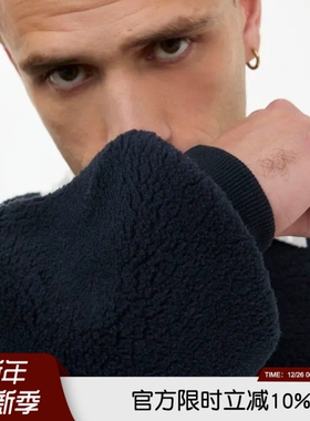 巨保暖厚实！少量一波流！秋冬男士重磅加绒加厚宽松防风卫衣外套