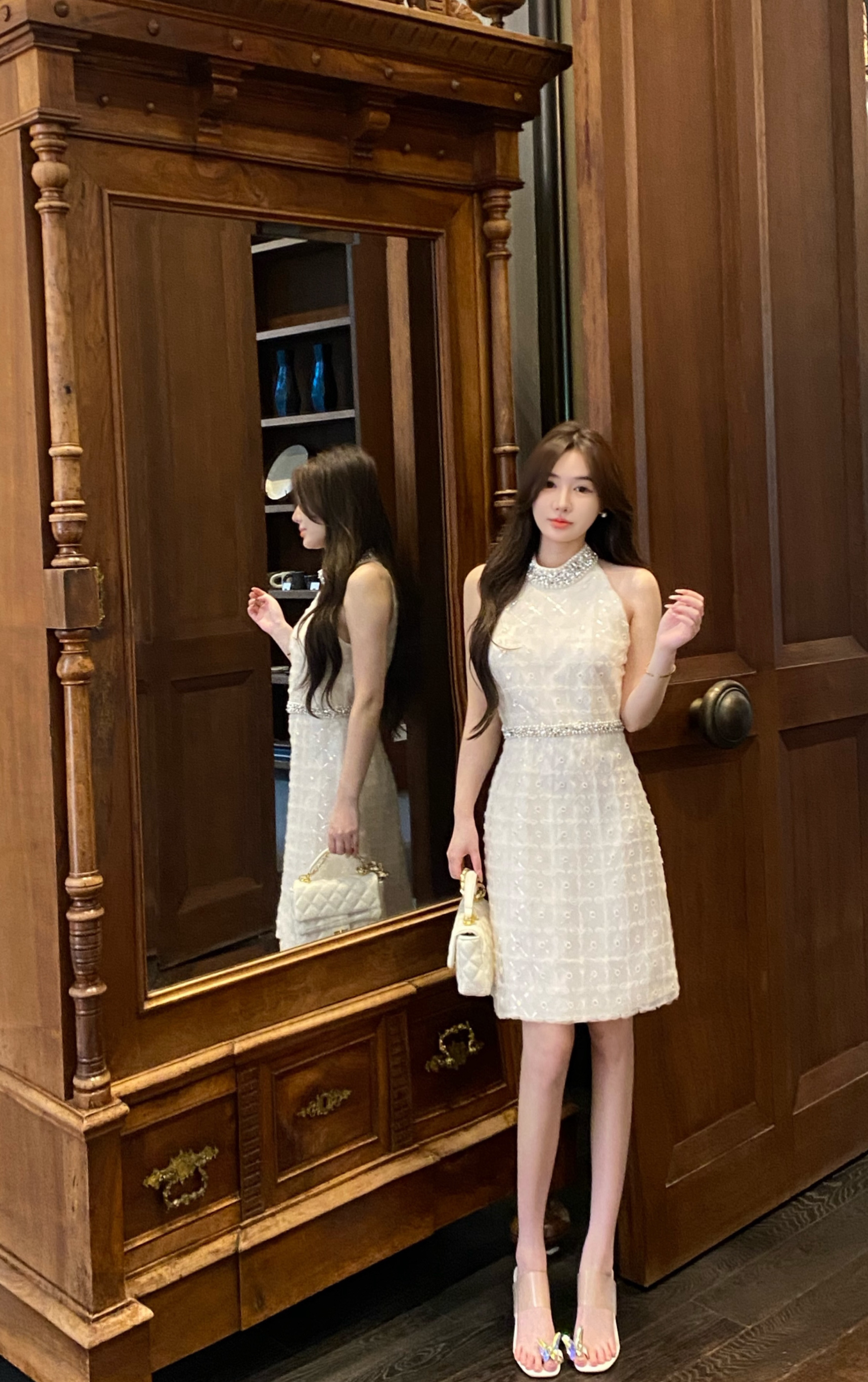 ONEESTEE倾城设计师女神连衣裙