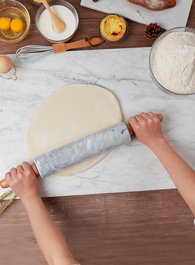 天然大理石巧克力调温板食品级不粘云石揉面板糖画烘焙料理板餐垫