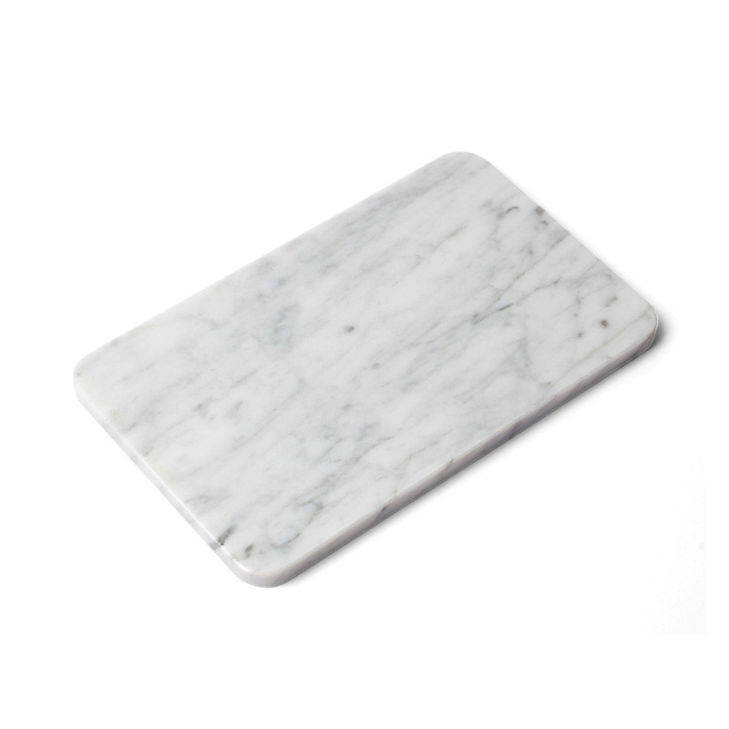 北欧天然大理石托盘长方形寿司盘拍摄道具首饰收纳降温板隔热餐垫
