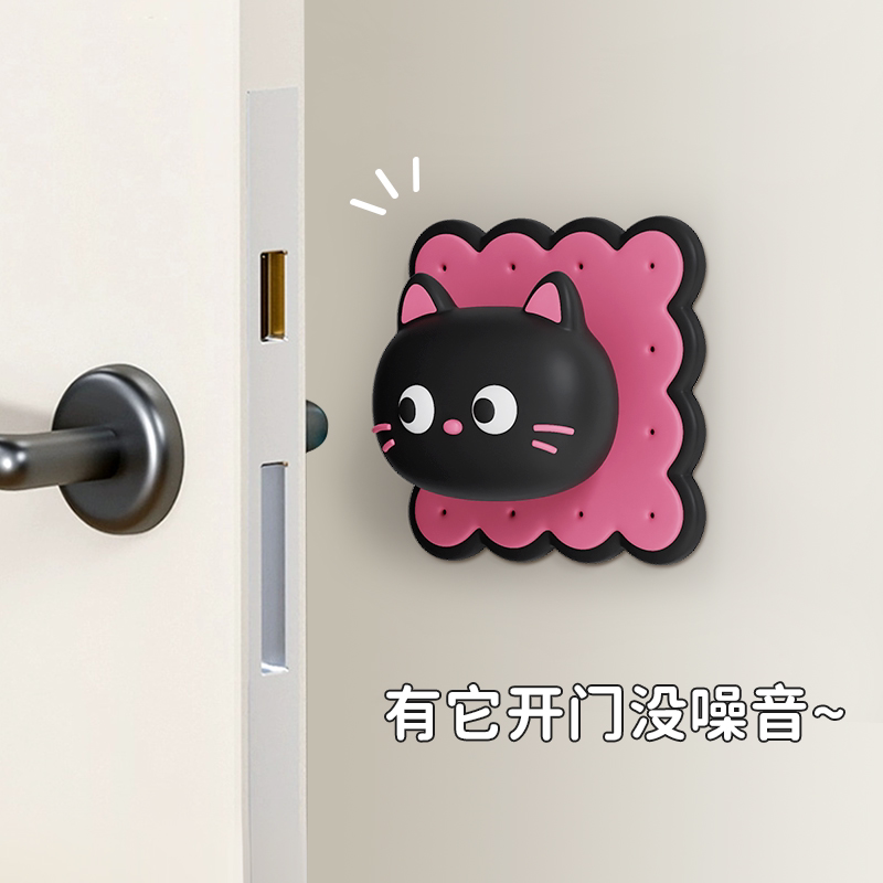 门后装饰防夹手可爱玩偶神器创意图片