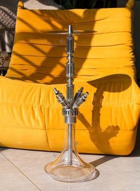 MIG TITAN水烟壶德国大烟雾烟水壶 多管全套配件进口烟锅炭格酒吧