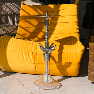 MIG TITAN水烟壶德国大烟雾烟水壶 多管全套配件进口烟锅炭格酒吧