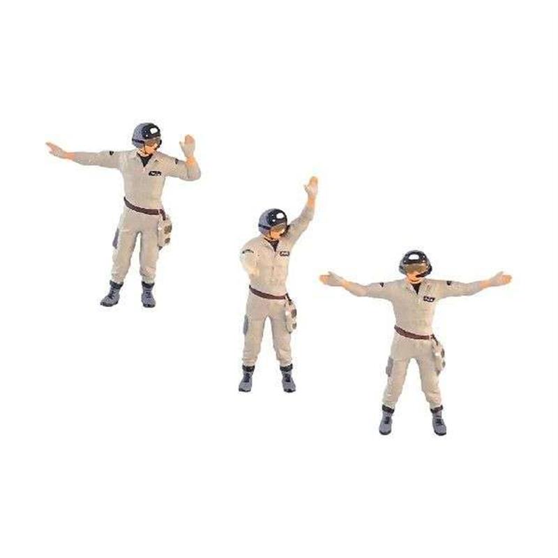 3 Pieces Diorama Figures Hobby Character Pilots for DIY