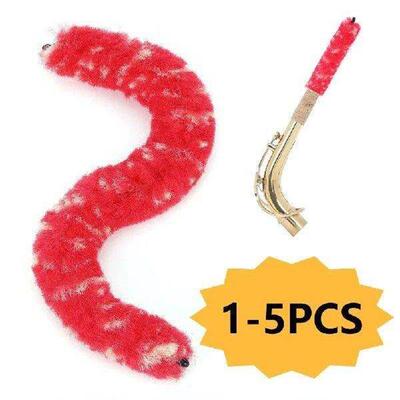 15PCS Saxophone Mouth Tube Cleaning Brush Clarinet