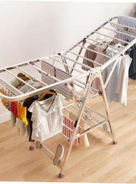 Foldable Clothes Drying Rack, Collapsible Laundry Hanger