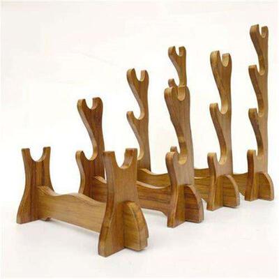 1/2/3/4 Tiers Japanese Katana Holder Wood Samurai Stents Cos