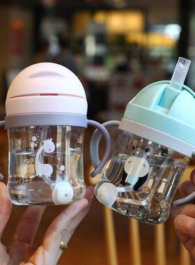 Baby drinking cup drinking straw cup baby water bottle with