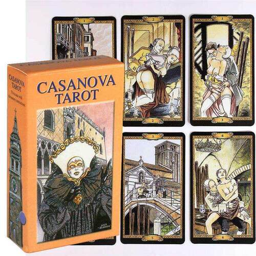 Casanova Tarot Cards Deck cards Full colors Poker Size