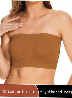 Large Size Women Strapless Bralette NonPadded Tube Top Bra