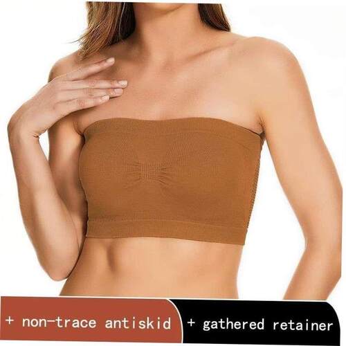 Large Size Women Strapless Bralette NonPadded Tube Top Bra