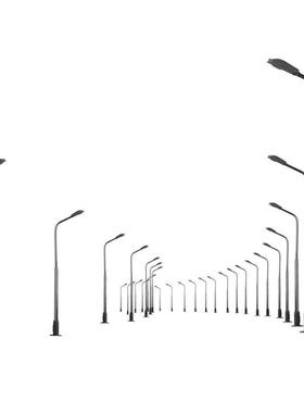 10 peces heght 8 cm model set lamp lghtng sngle for mod