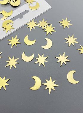 Fasting Day Desktop Decoration Throwing Paper Scrap Moon Alu