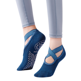 秋冬瑜伽袜子防滑专业女普拉提训练专用瑜珈袜室内舞蹈健身运动袜
