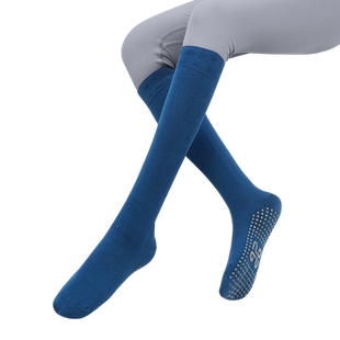 秋冬瑜伽袜子防滑专业女长筒过膝普拉提专用瑜珈袜室内舞蹈训练袜