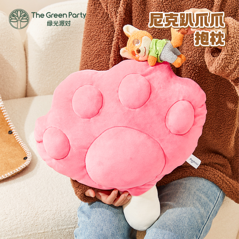 TheGreenParty尼克趴爪爪抱枕