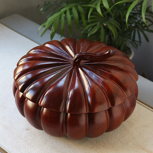 水果篮家用糖果盒糖果盒实木中式