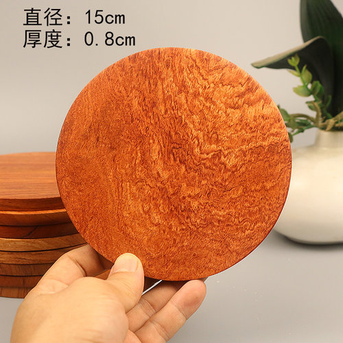 红木杯垫圆形防滑隔热
