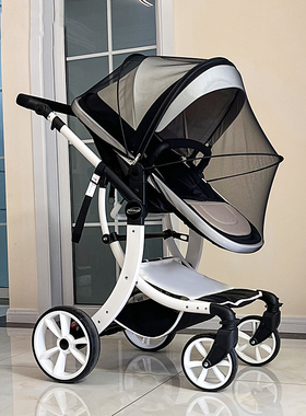 婴儿手推车蚊帐全罩式通用儿童车高景观溜娃神器宝宝伞车防蚊帐