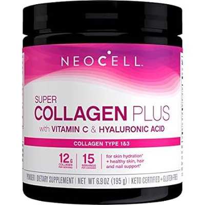 NeoCell Super Collagen Powder， Collagen Plus includes Vit