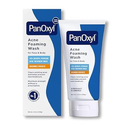 PanOxyl Acne Foaming Wash Benzoyl Peroxide 10% Maximum St