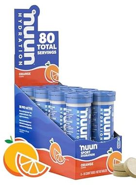 Nuun Sport Electrolyte Tablets for Proactive Hydration， O