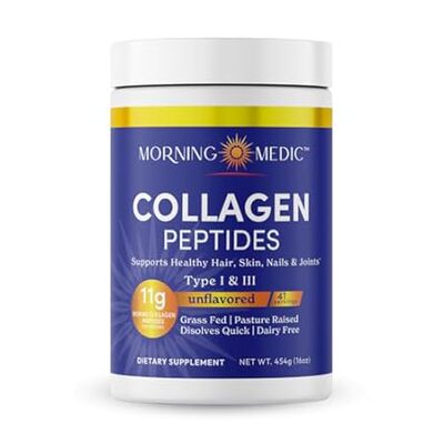 Quick Dissolving Collagen Peptides Powder - Supports Heal