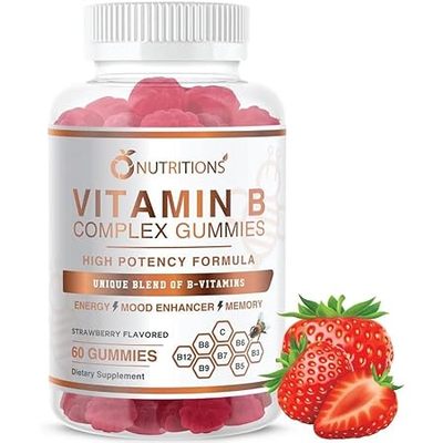 O NUTRITIONS Vitamin B Complex Vegan Gummies with Vitamin