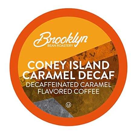 Brooklyn Beans Coffee Pods, Coney Island Caramel Decaf, C