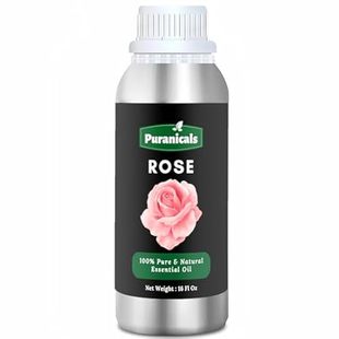 Rose Essential Oil 16 Ounces by Puranicals | 100% Pure &a