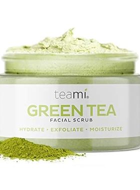 Teami Matcha Green Tea Facial Scrub For Hydrating， Moistu