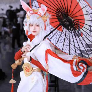 COS红枫叶cosplay1米道具伞拍照伞王者荣耀花间舞公孙离伞