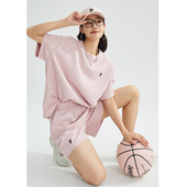 圆领短袖 肌理感华夫格薄款 短裤 夏季 ZzZHANG 套装 温柔风百搭